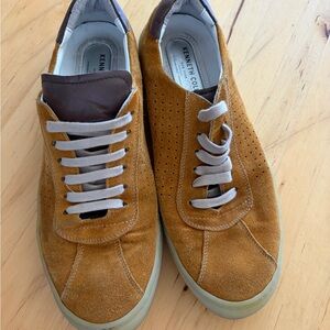 Kenneth Cole Men's Tan Suede Sneakers